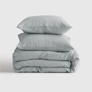 NWOT Quince Linen Duvet Set, King/Cali King, Mist